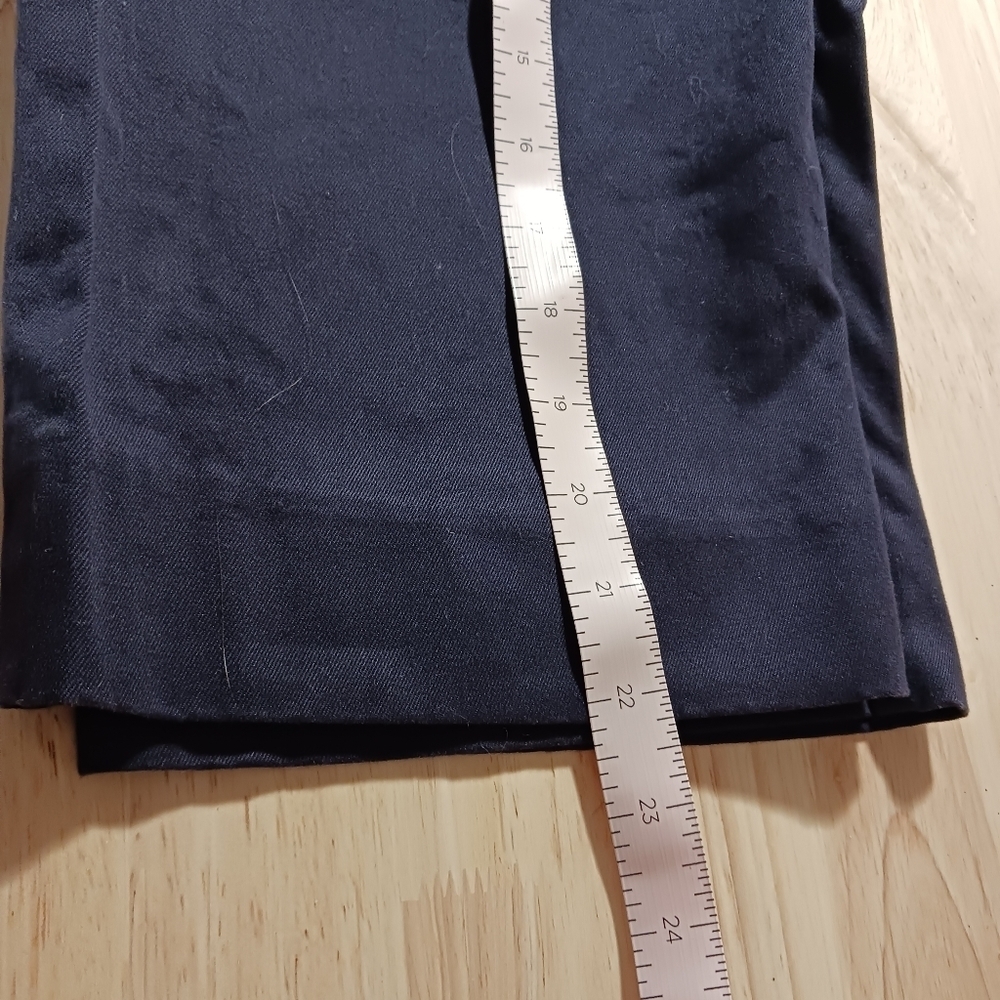Lands End Ankle Navy Chino Pants Size 16 - Picture 8 of 8